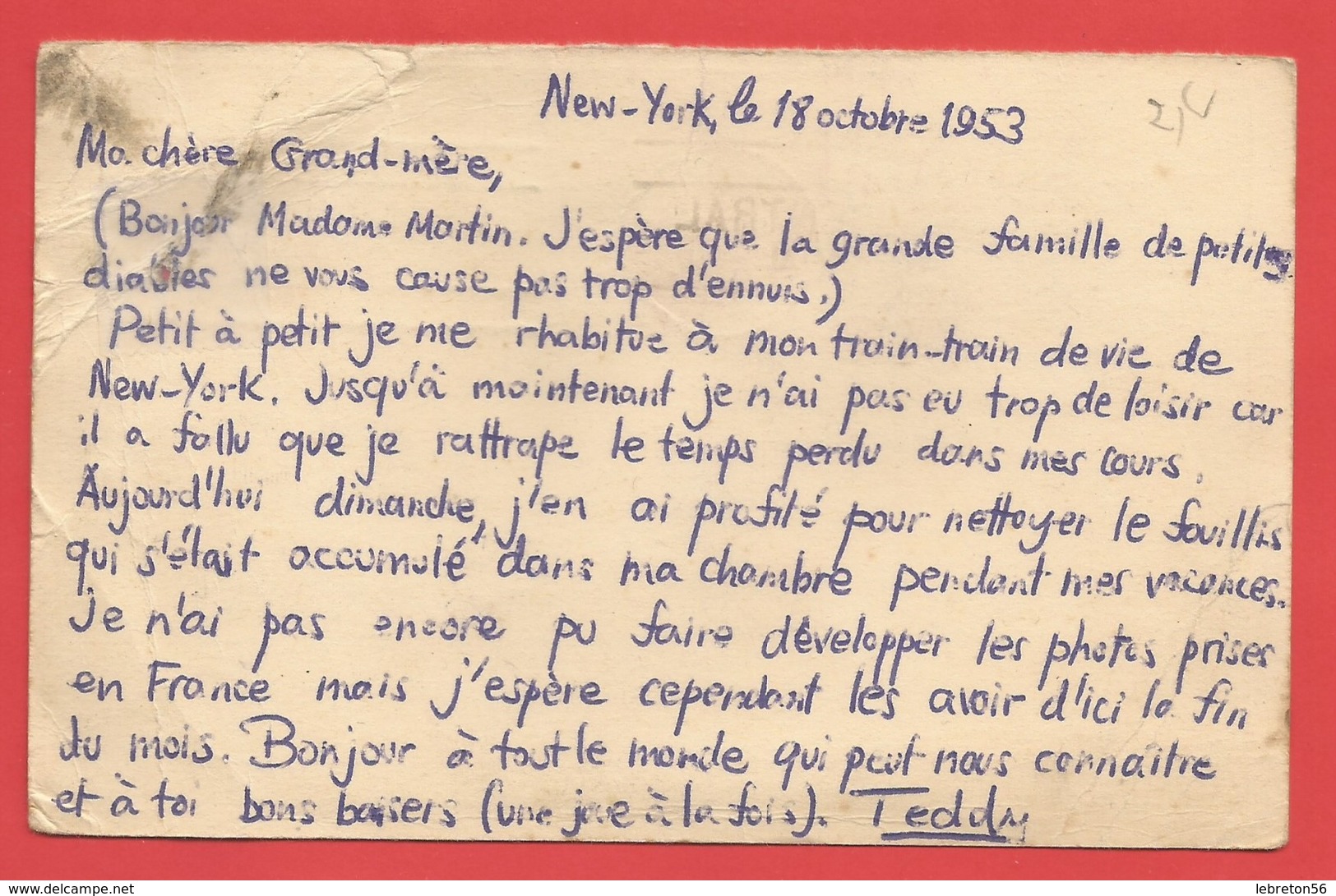 Carte Postale Entiers Postaux  états-unis-d'amérique Avec Réponse Payée THREE CENTS - Autres & Non Classés