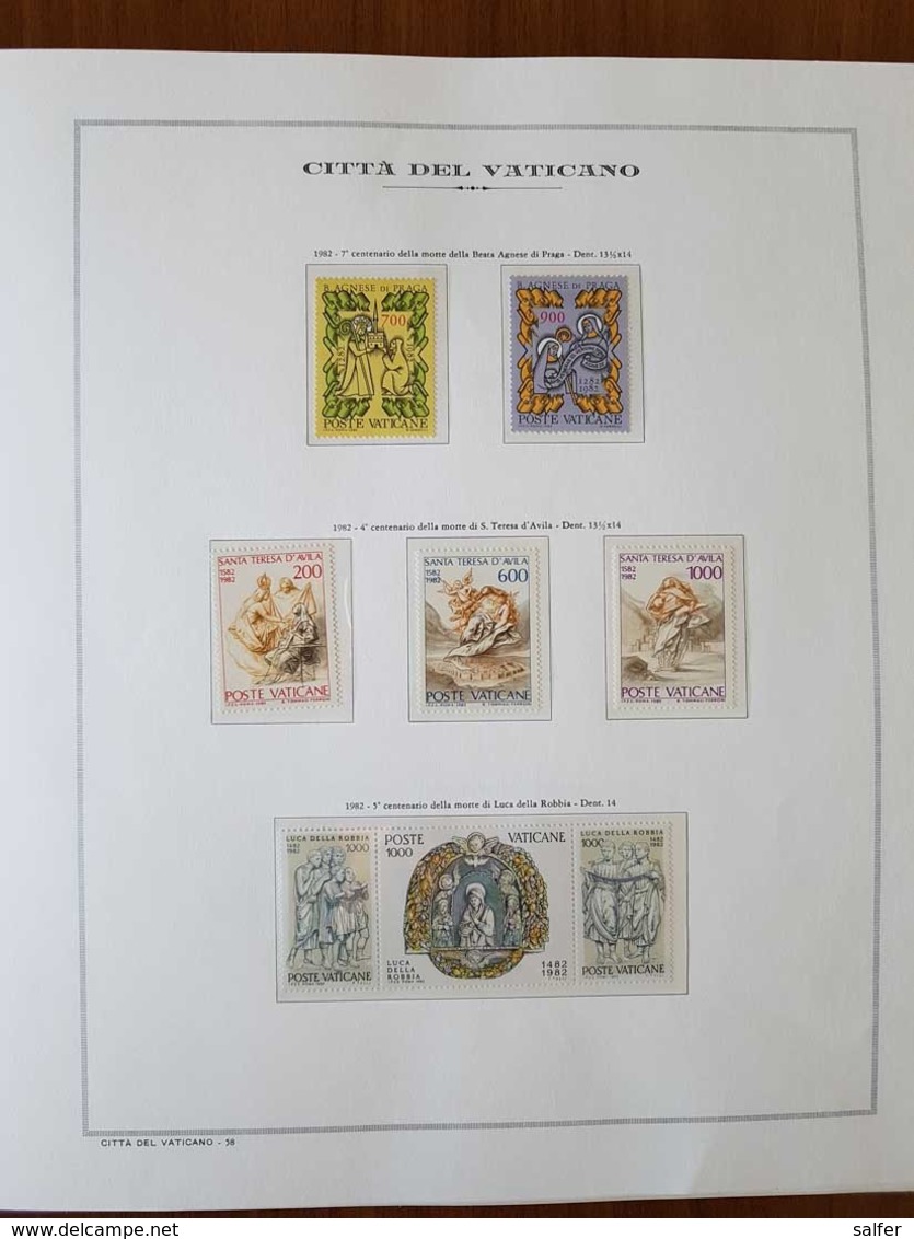 Vaticano Collezione Dal 1958 Al 2004 Nuova Su Album Taschine. - Colecciones