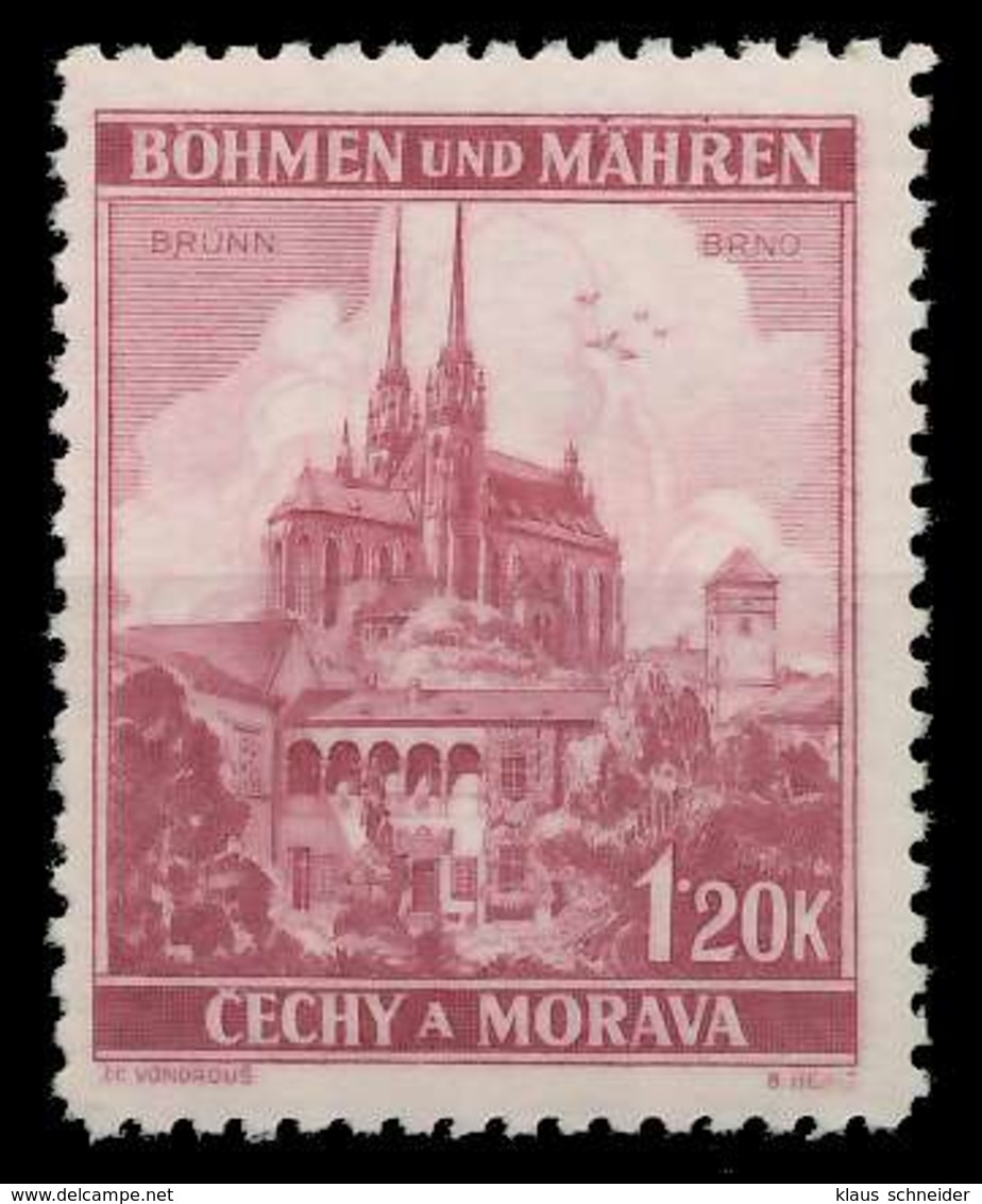 BÖHMEN MÄHREN 1939-1940 Nr 29 Postfrisch X8284B2 - Unused Stamps