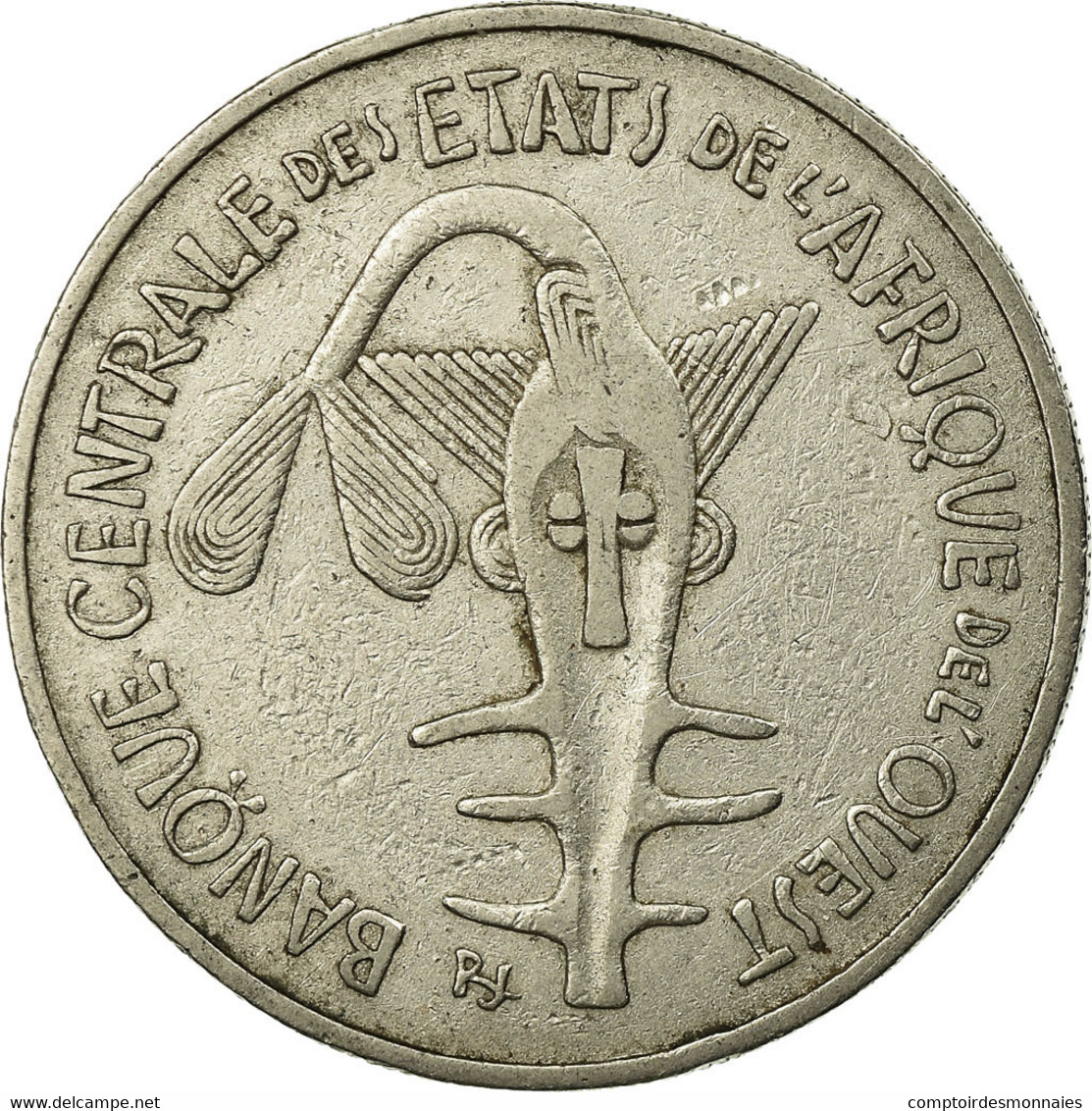 Monnaie, West African States, 100 Francs, 1970, TTB, Nickel, KM:4 - Côte-d'Ivoire