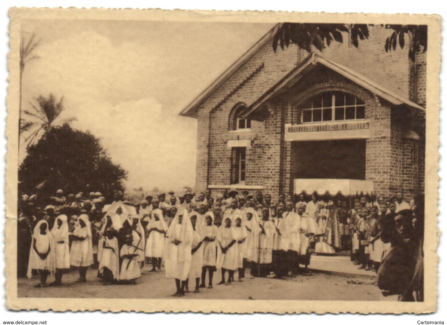 Mission De Filles De Charité à Nsona-Mbata - Procession - Congo Belge