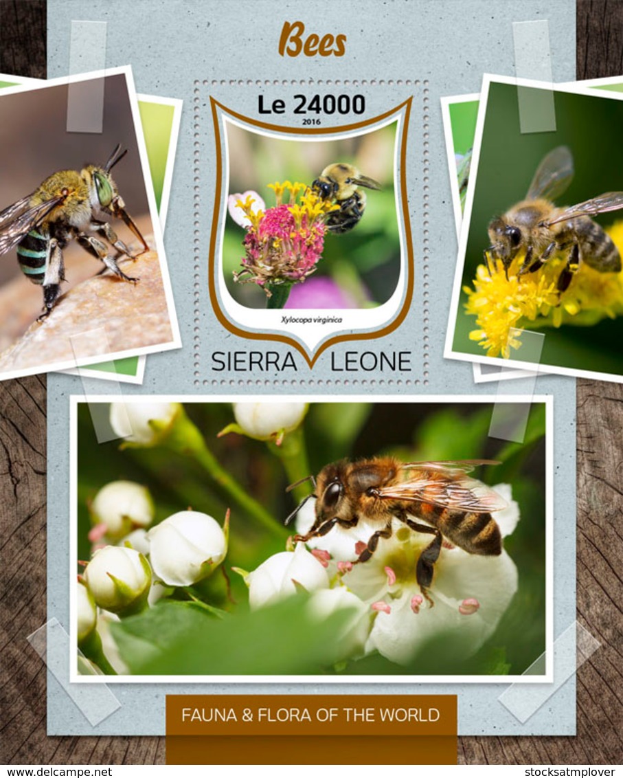 Sierra Leone 2016 Fauna  Bees - Sierra Leone (1961-...)