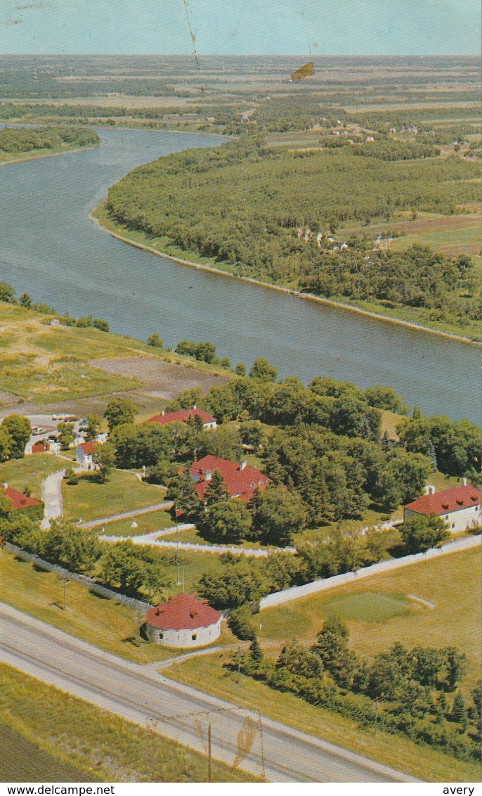 Winnipeg, Manitoba An Aerial View Of Lower Fort Garry - Winnipeg