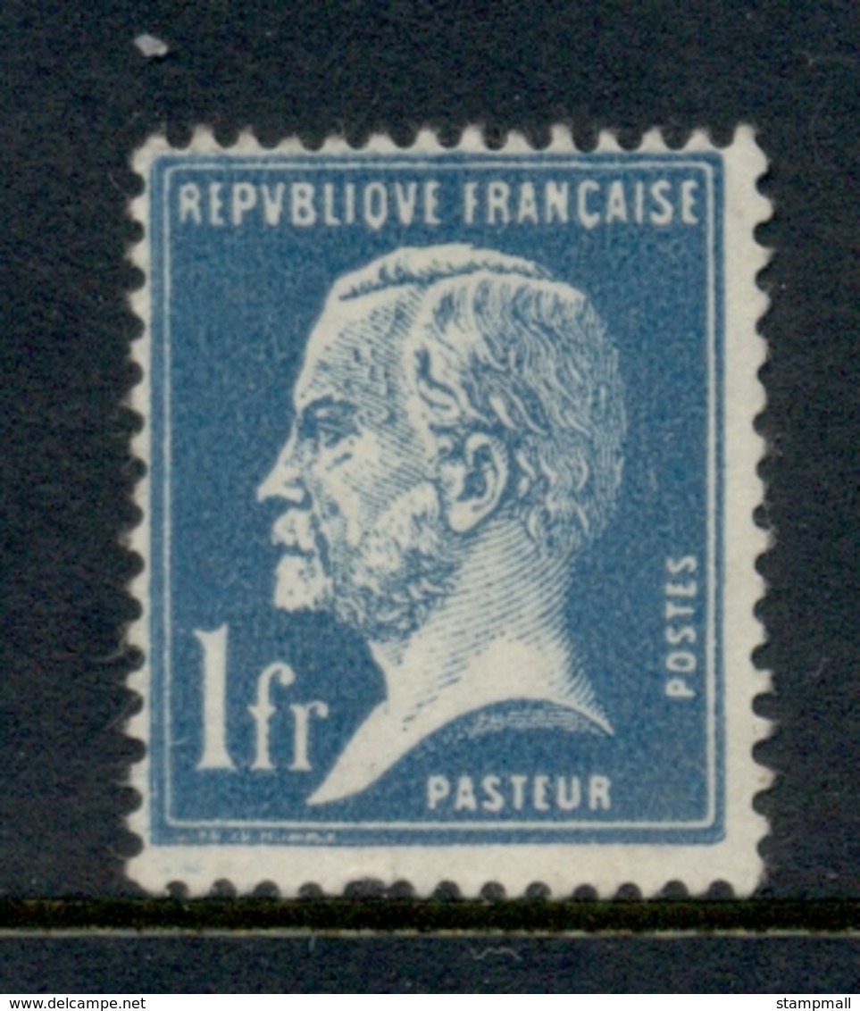 France 1923-26 Louis Pasteur 1fr MNG - Andere & Zonder Classificatie