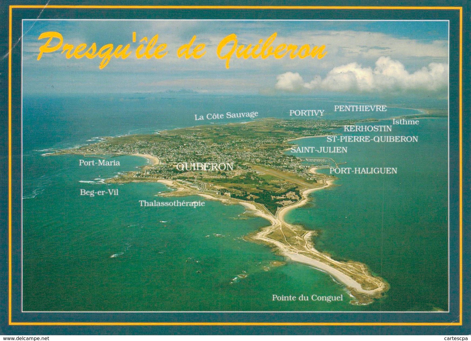 Presqu'ile De Quiberon Vue Generale 1994 CPM Ou CPSM - Other & Unclassified