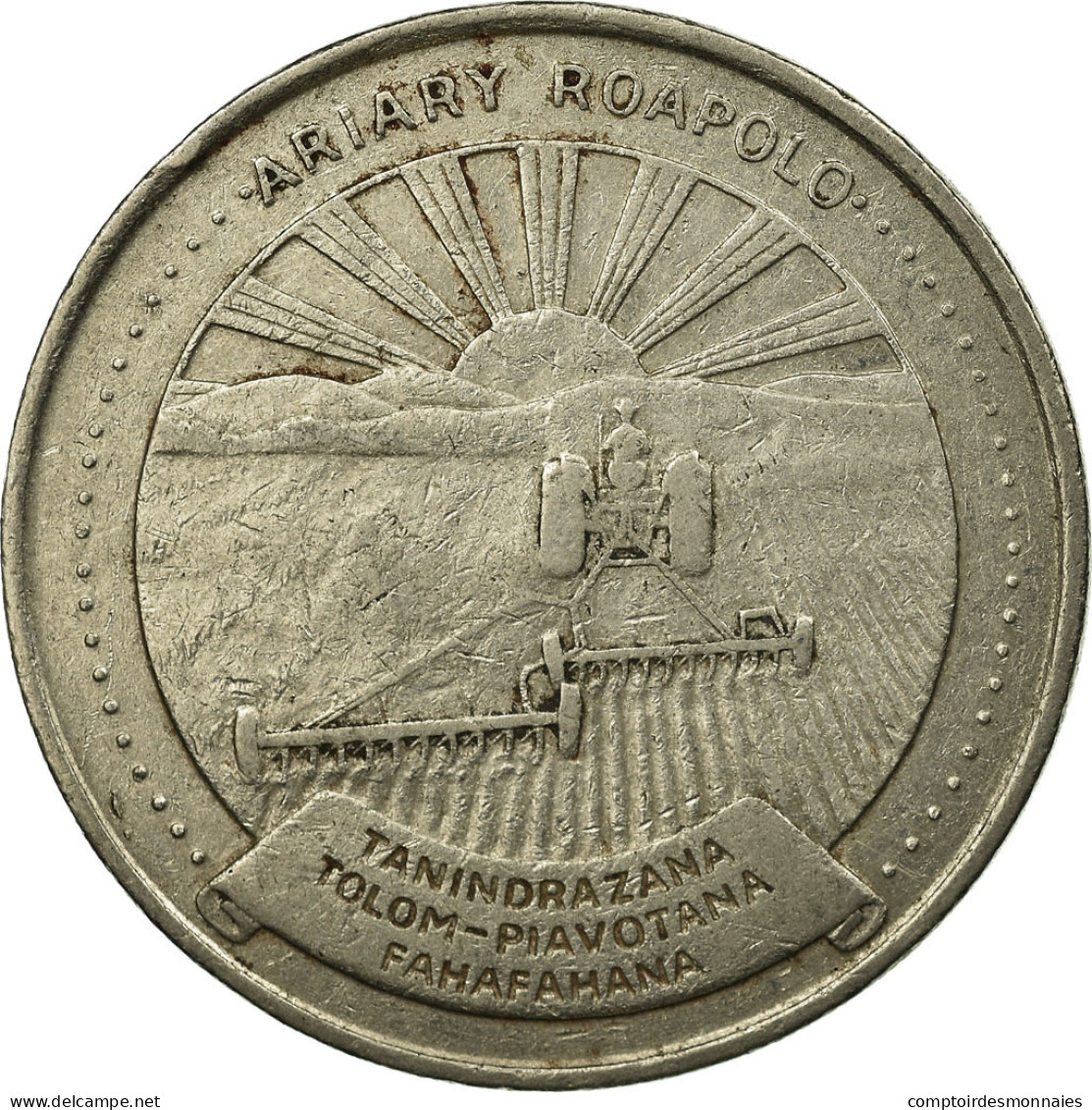 Monnaie, Madagascar, 20 Ariary, 1978, British Royal Mint, TB+, Nickel, KM:14 - Madagascar