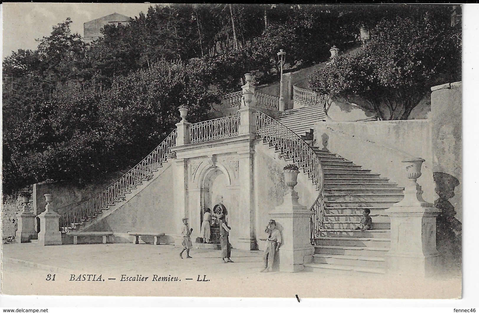 2B - BASTIA - Escalier REMIEU - Animée (V168) - Bastia