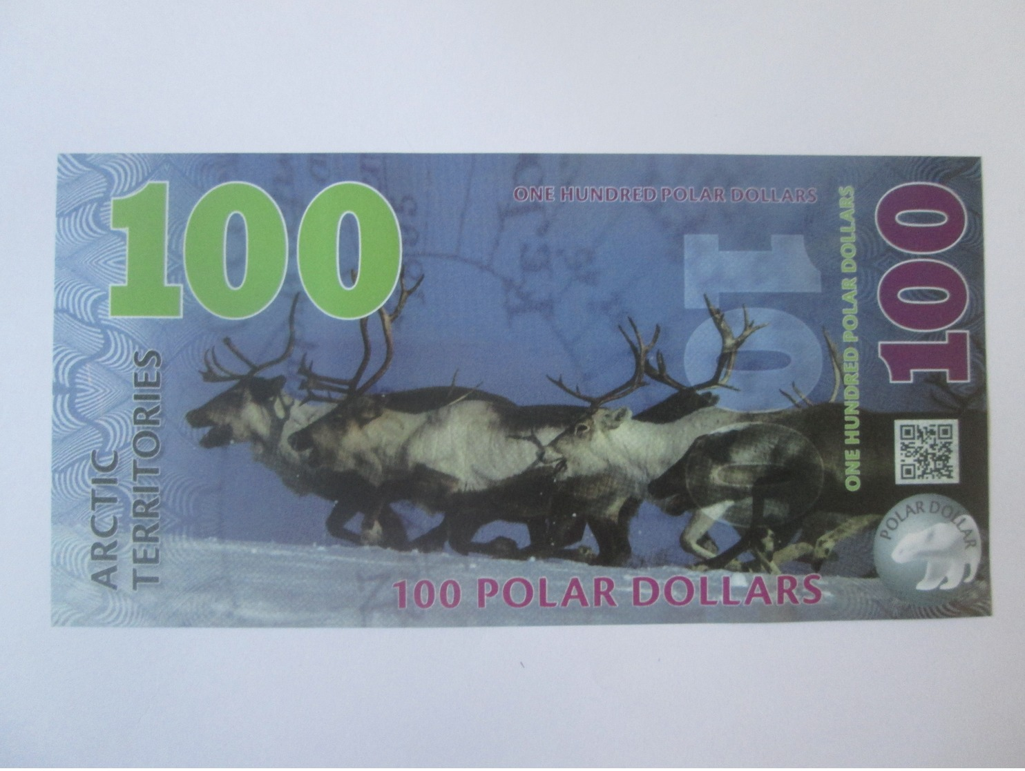 Arctic Territories 100 Polar Dollars 2017 Polymer Banknote UNC - Autres & Non Classés