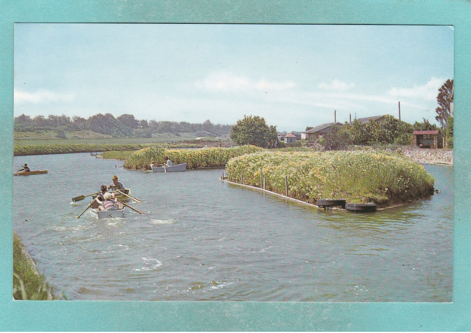 Old Small Post Card Of The Boating Lake,Whitstable, Kent,N66. - Other & Unclassified