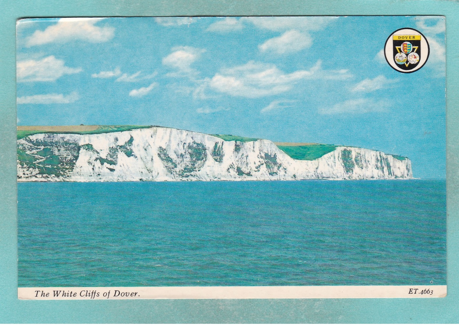 Old Small Post Card Of The White Cliffs Of Dover,Kent,N66. - Dover