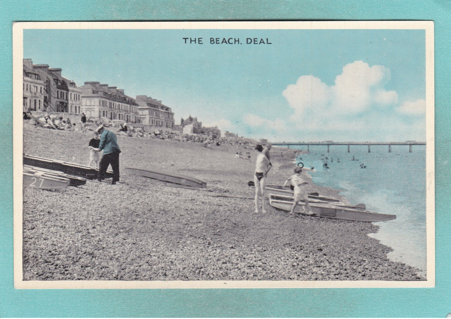 Old Small Post Card Of The Beach,Deal,Kent,N66. - Other & Unclassified