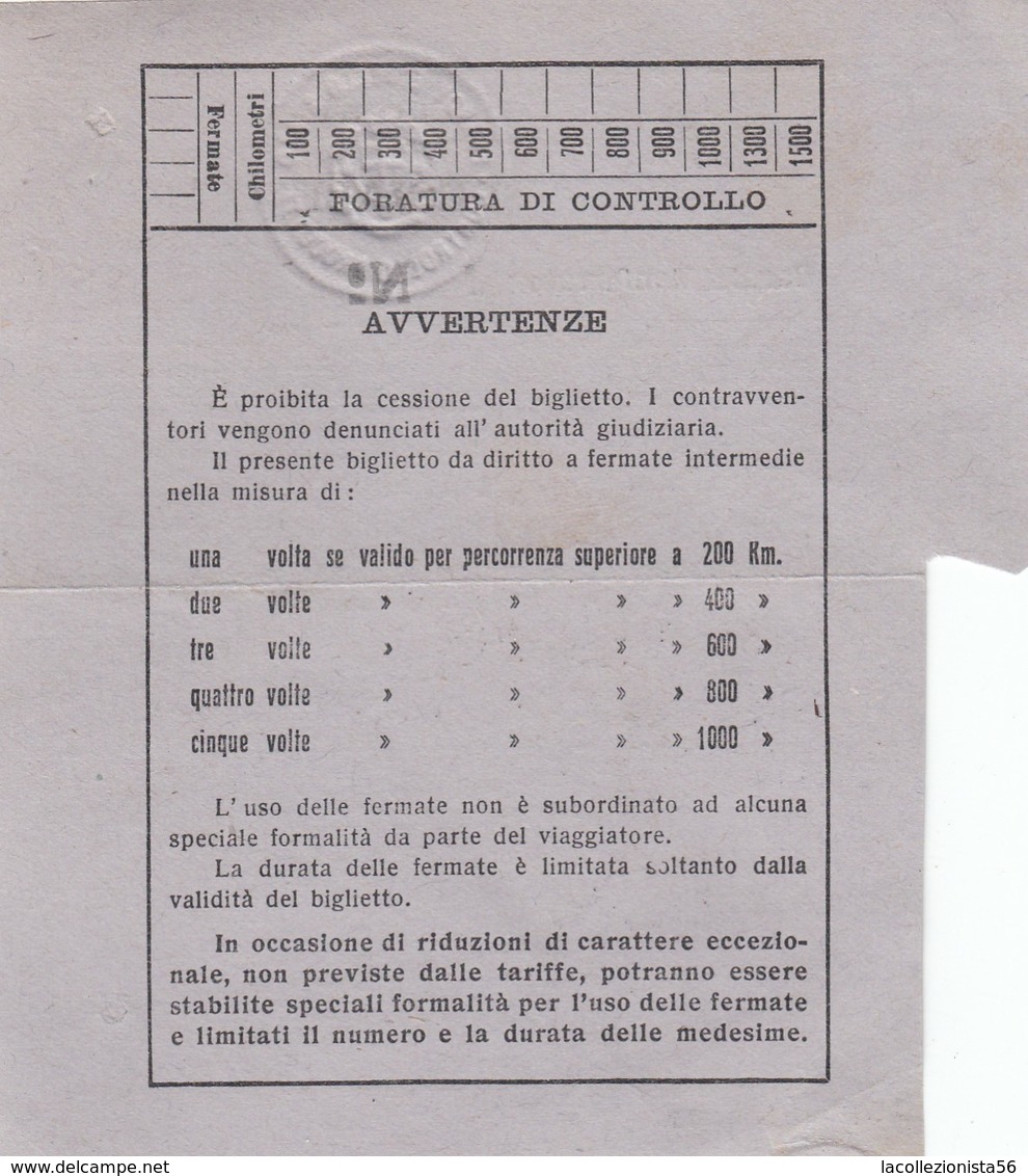 9300-BIGLIETTO SPECIALE 3° CLASSE MILITARI DA CASALE MONFERRATO-ALESSANDRIA-1942 - Europe