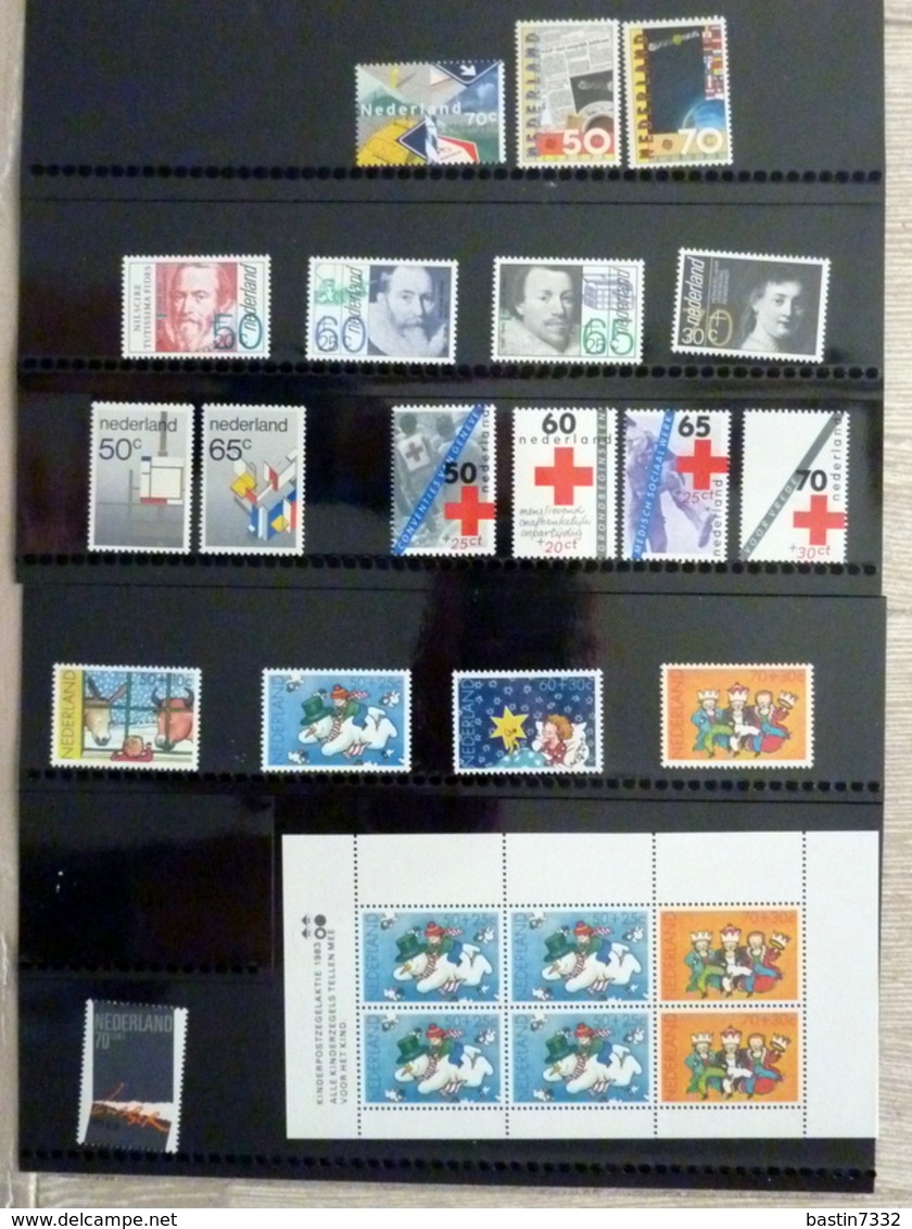 Netherlands collection yearsets(1982-1989) + stockbook MNH/Postfris/Neuf sans charniere