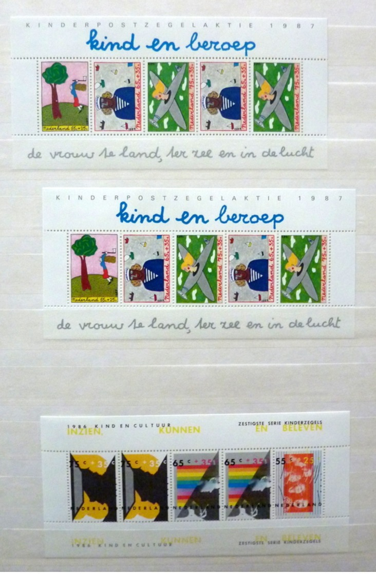 Netherlands collection yearsets(1982-1989) + stockbook MNH/Postfris/Neuf sans charniere