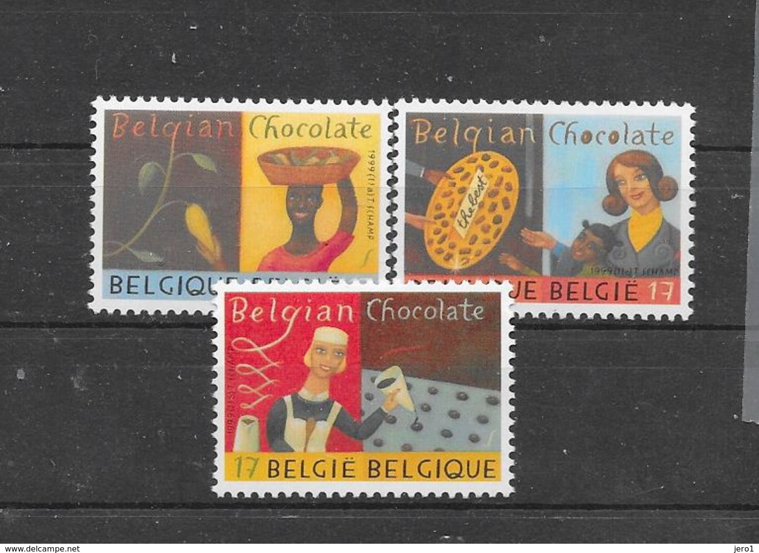 België 1999 Y&T Nr° 2825/27 (**) - Unused Stamps