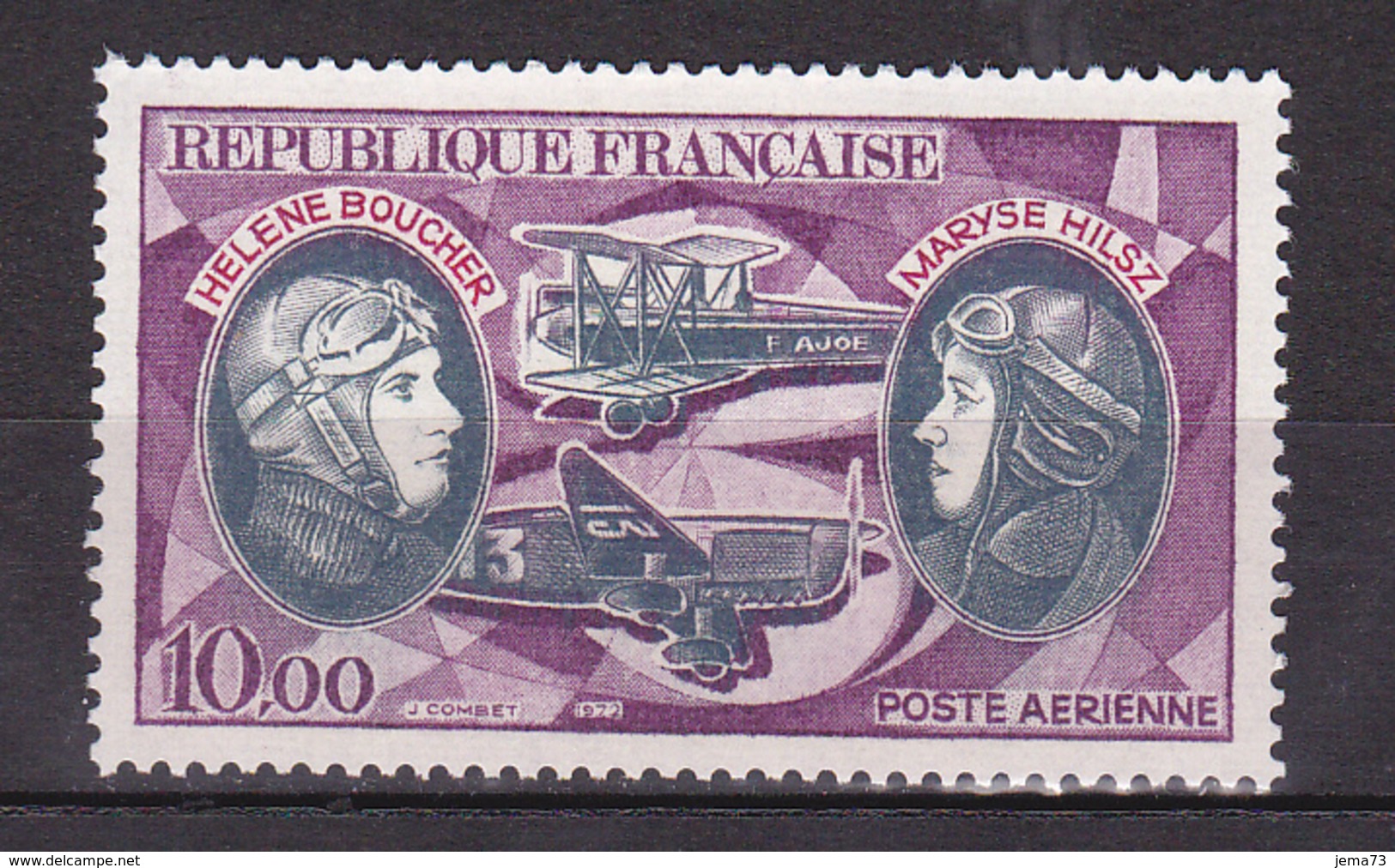 N° 47 P.A. Hélène Boucheret Maryse Hilsz Pionniers De La Poste Aéreinne; 1 Timbre Neuf Impeccable Sans Charnière - 1960-.... Neufs