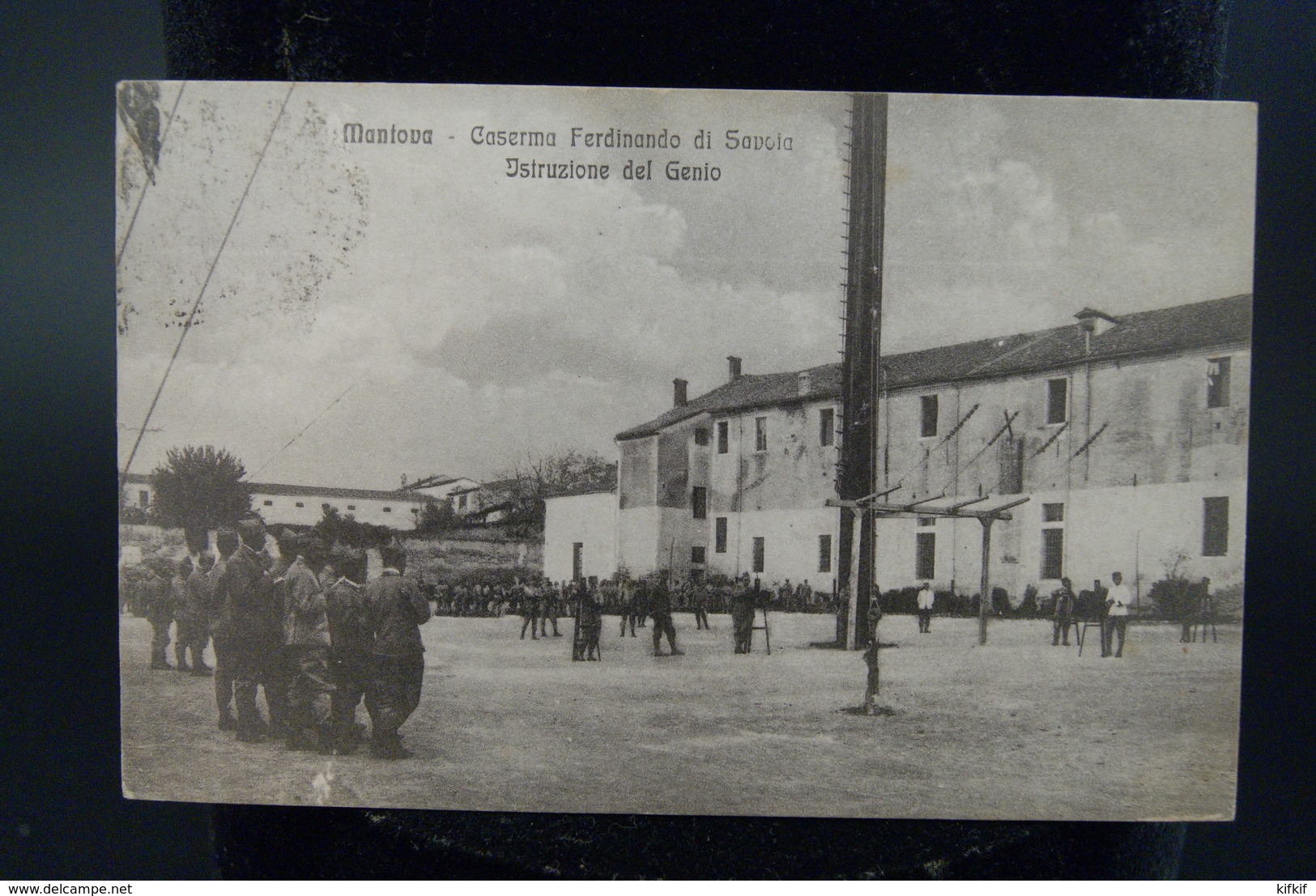 CPA Italie Mantova Caserma Ferdinando Di Savoia Istruzione Del Genio - Mantova