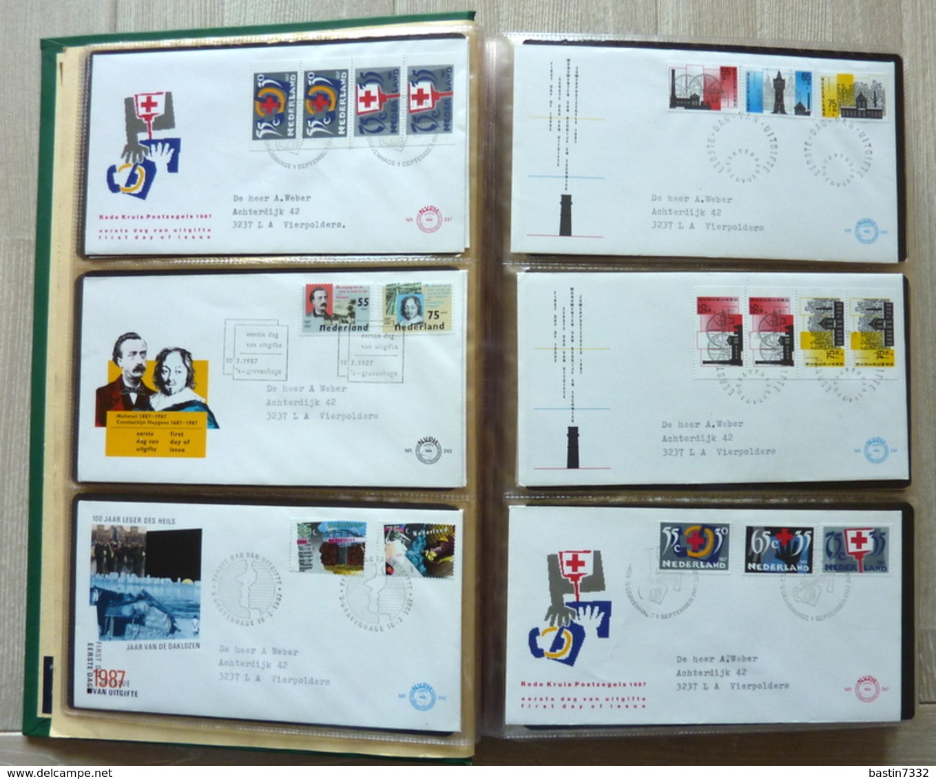 Netherlands Mint collection 1982-2000 complete in PTT folders + Importa album with 204x FDC