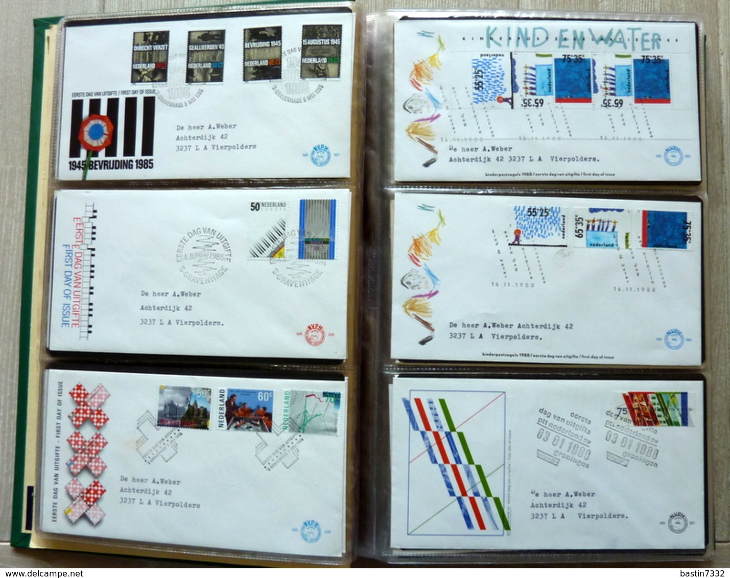 Netherlands Mint collection 1982-2000 complete in PTT folders + Importa album with 204x FDC