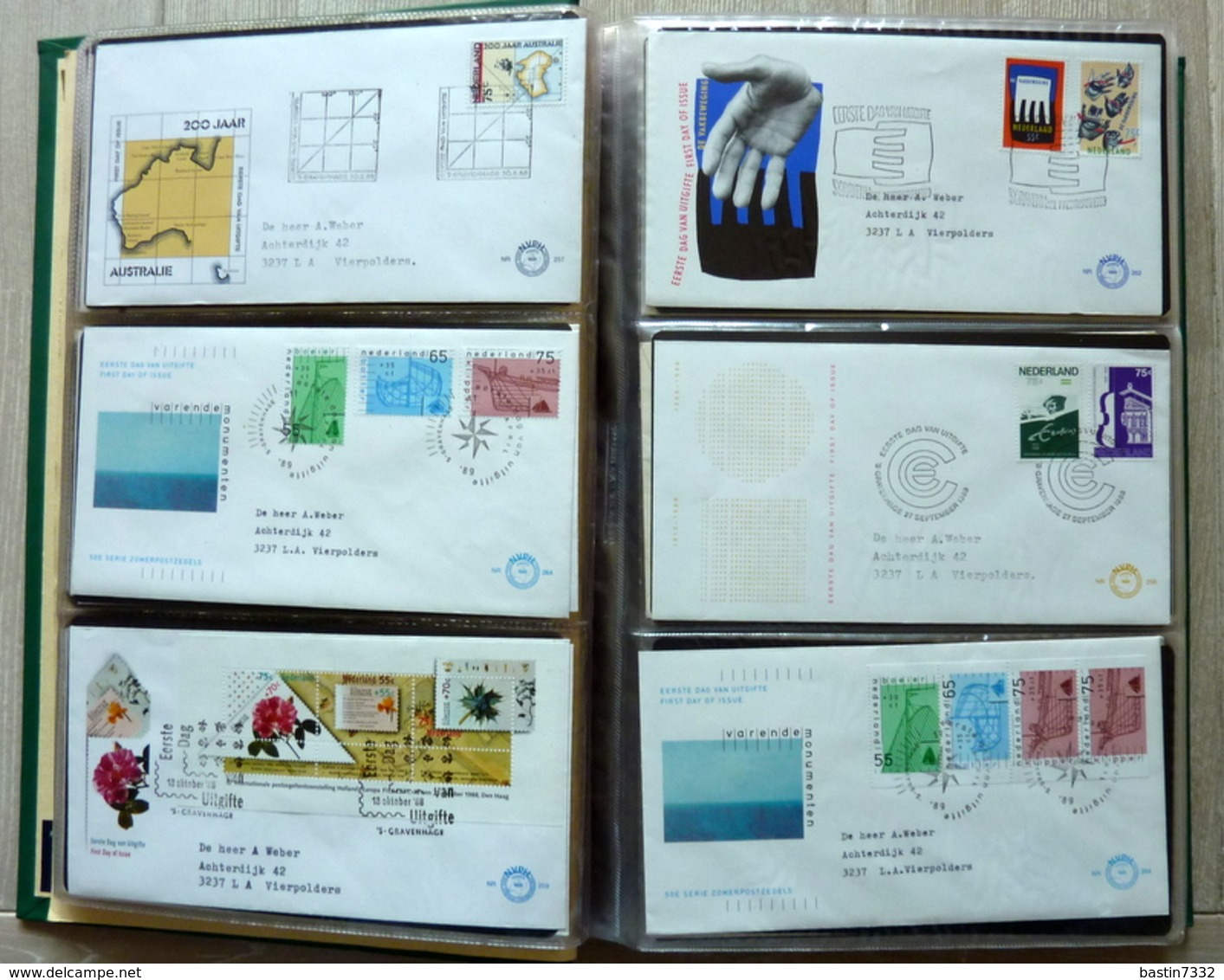 Netherlands Mint collection 1982-2000 complete in PTT folders + Importa album with 204x FDC