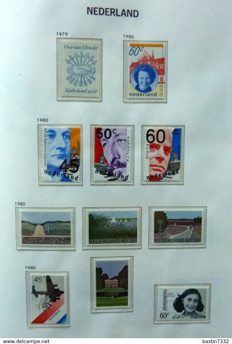 Netherlands collection 1872-1982 in 2 Davo albums including M/Sheets