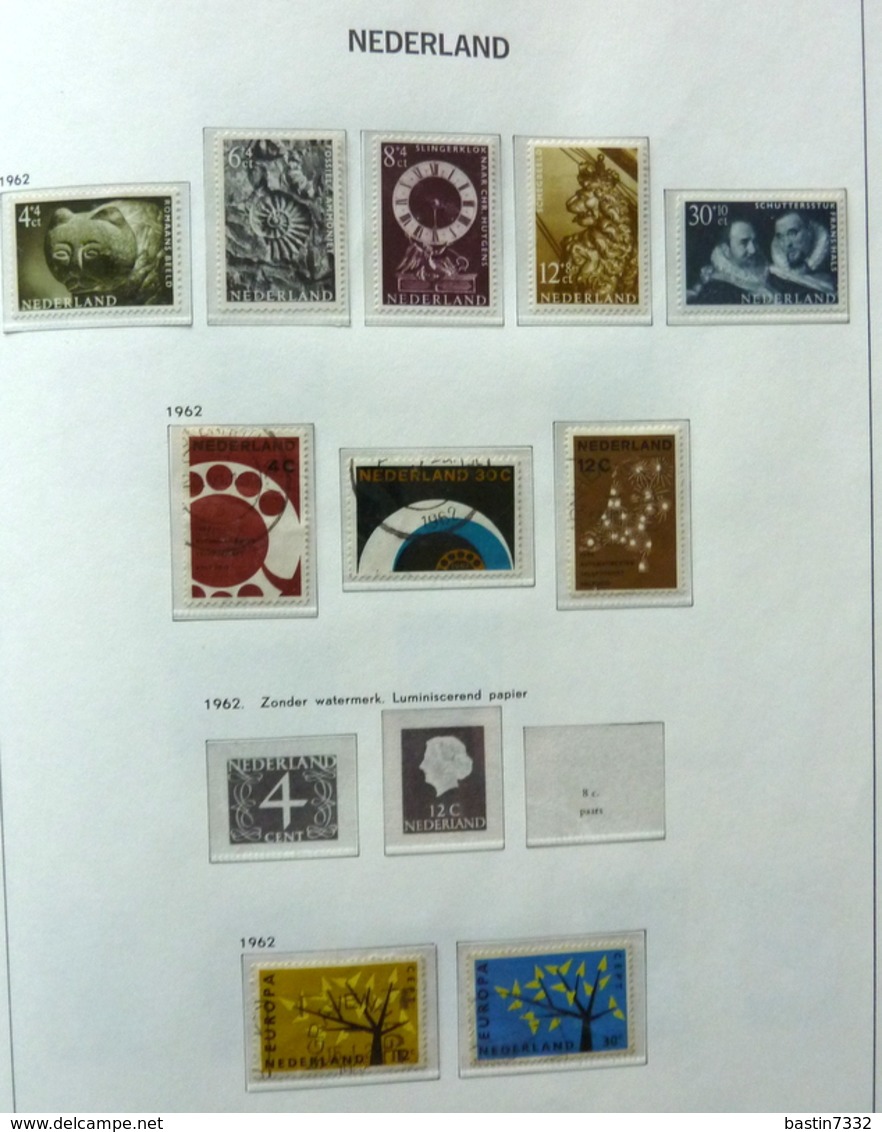 Netherlands collection 1872-1982 in 2 Davo albums including M/Sheets