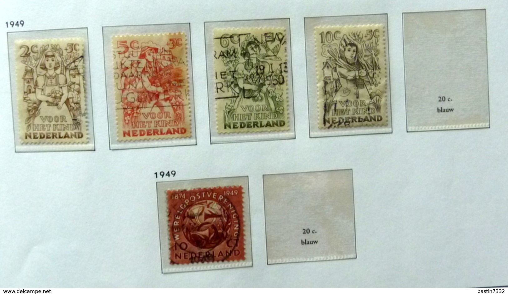 Netherlands collection 1872-1982 in 2 Davo albums including M/Sheets