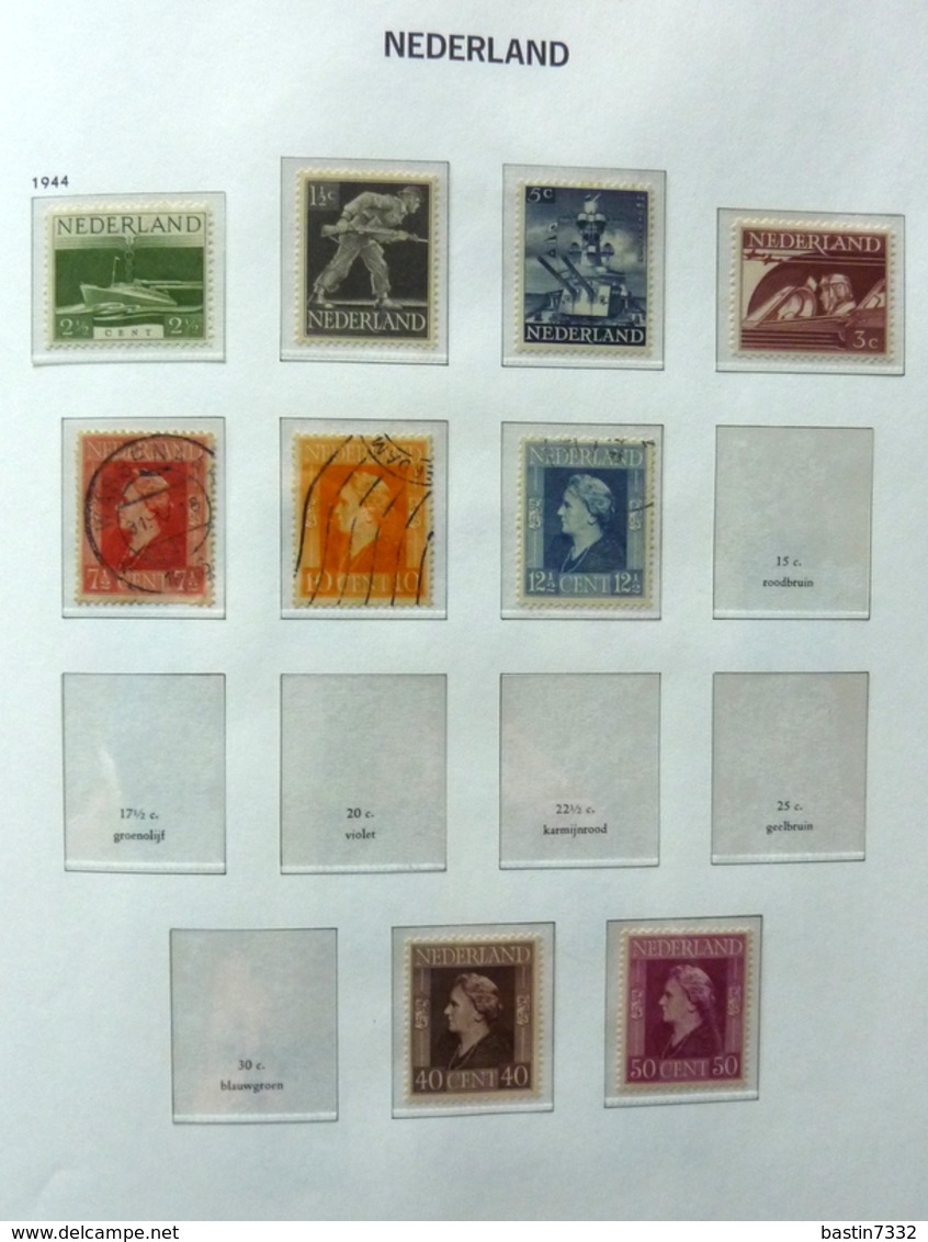 Netherlands collection 1872-1982 in 2 Davo albums including M/Sheets