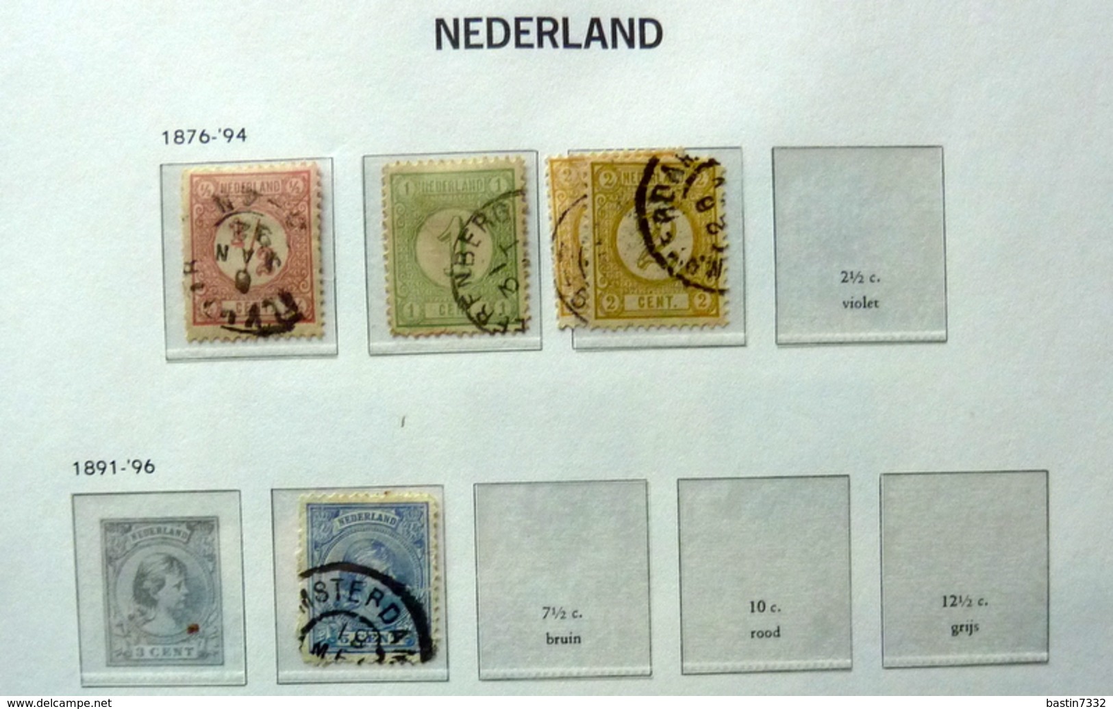 Netherlands collection 1872-1982 in 2 Davo albums including M/Sheets