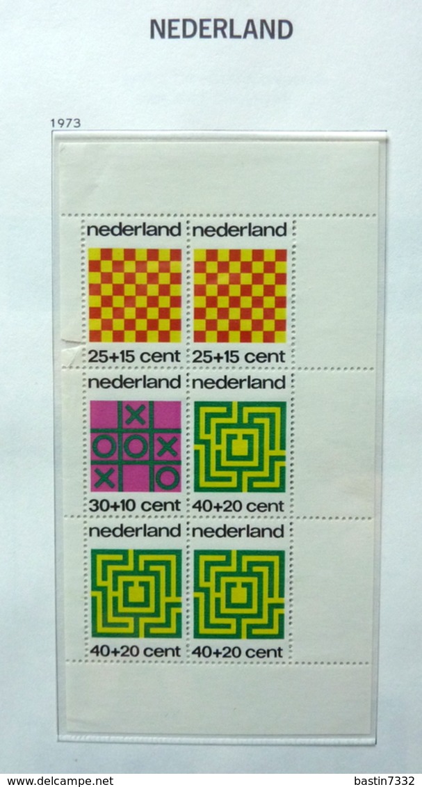 Netherlands collection 1872-1982 in 2 Davo albums including M/Sheets