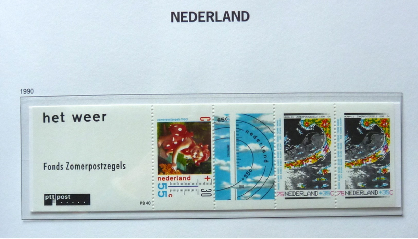 Netherlands Collection 1990-2000 In 2 Davo Luxe Albums With Slipcase(as New) - Verzamelingen (in Albums)