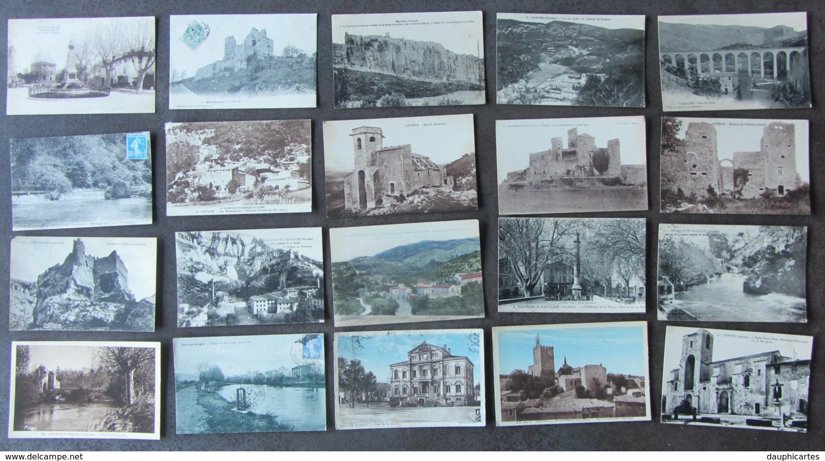 LOT De 62 Cartes VAUCLUSE : Isle Sur Sorgue, Gordes, Faucon, Oppède, Fontaine, Pernes, Pertuis... - Autres & Non Classés