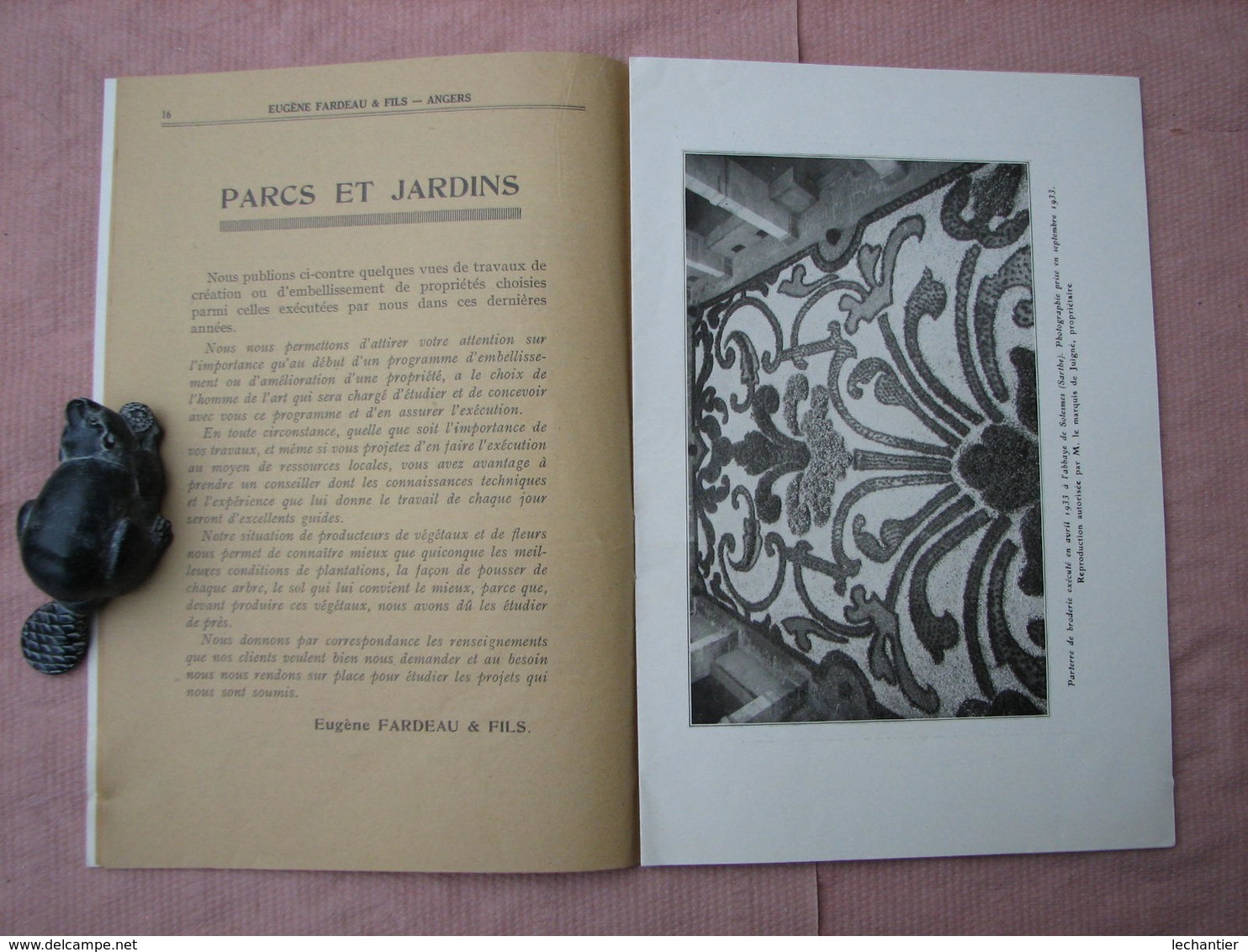 ANGERS, Eugéne FARDEAU Et Fils Catalogue 1936-1937 86-88 Rue Des Ponts De Cé ,Ets. Horticole-Pépinières. TBE - Other & Unclassified