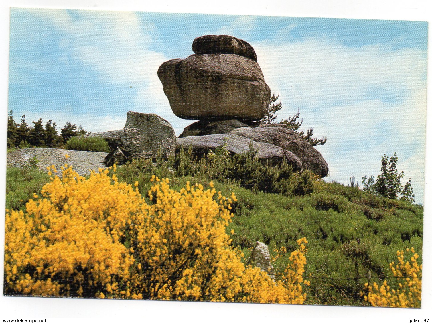 CPM   48    SERVERETTE     ROCHERS DE GRANIT EN EQUILIBRE - Dolmen & Menhirs