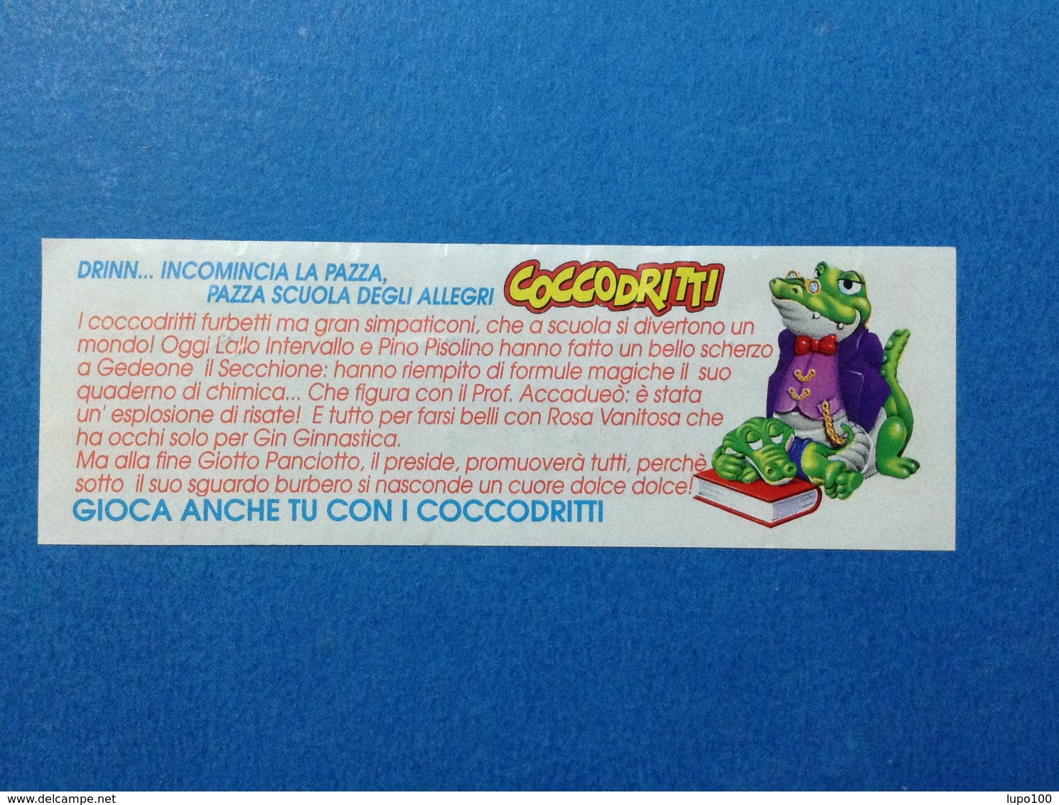 FERRERO KINDER ITALIA CARTINA COCCODRITTI - Notes