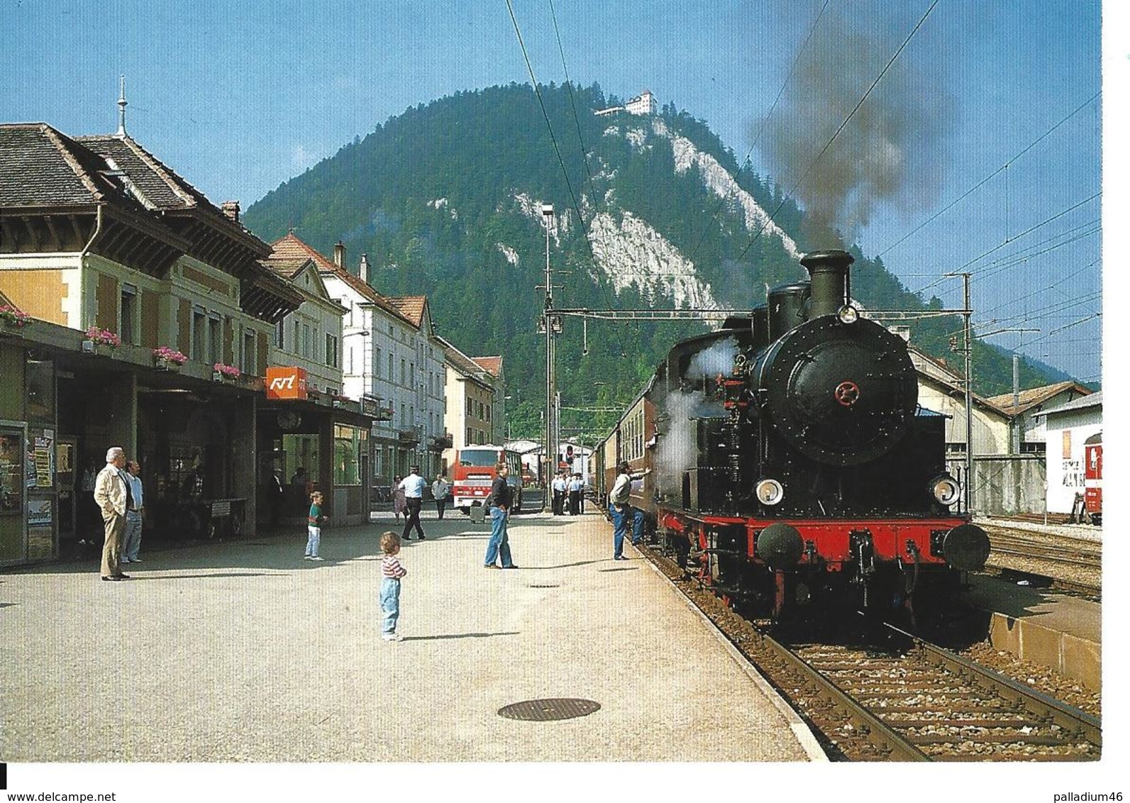 NEUCHATEL GARE DE FLEURIER - ST SULPICE VAL DE TRAVERS  - Carte Du Restaurant Du Chapeau De Napoléon - Fleurier