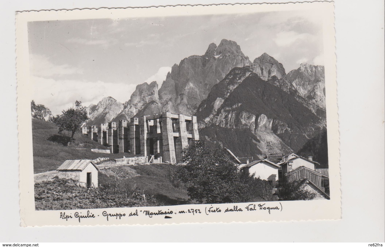 Alpi Giulie - Gruppo Del MONTASIO, Visto Dalla Val Dogna  (UD)  - F.G.  - Anni  '1950 - Udine