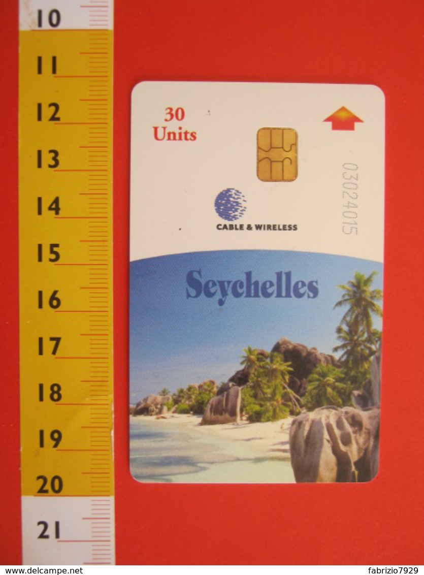 TEL.1 SCHEDE TELEFONICHE - SEYCHELLES ANSE SOURCE D' ARGENT LA DIGUE - Seychelles