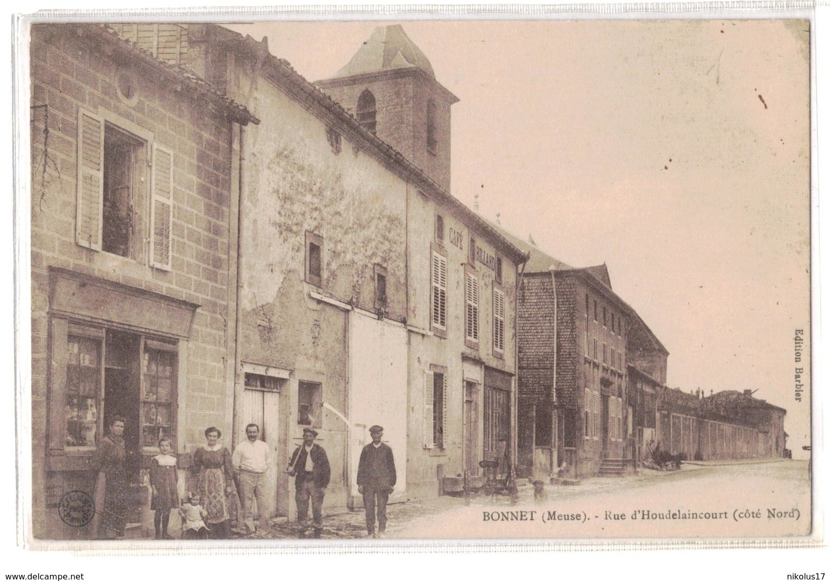 Bonnet-Rue D'Houdelaincourt,- Barbier - Autres & Non Classés