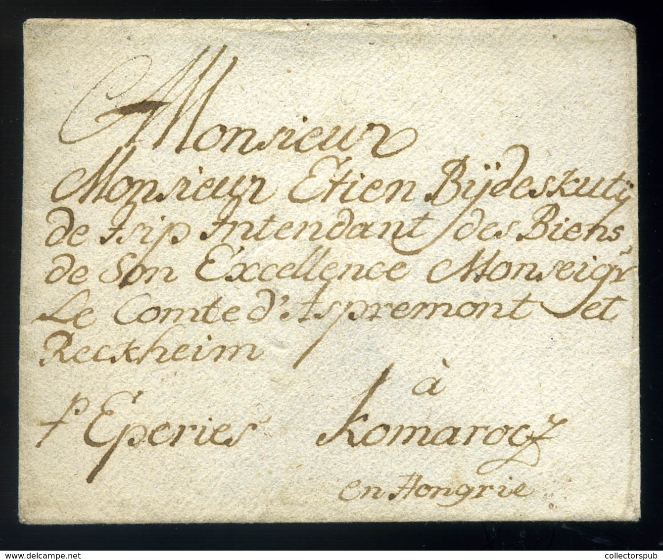 1733 Potós Levél Dobráról Eperjesen át Komaroczra , Büdöskuty Család , Szép Viasz Pecséttel / Cover With Full Content Fr - ...-1867 Prefilatelia