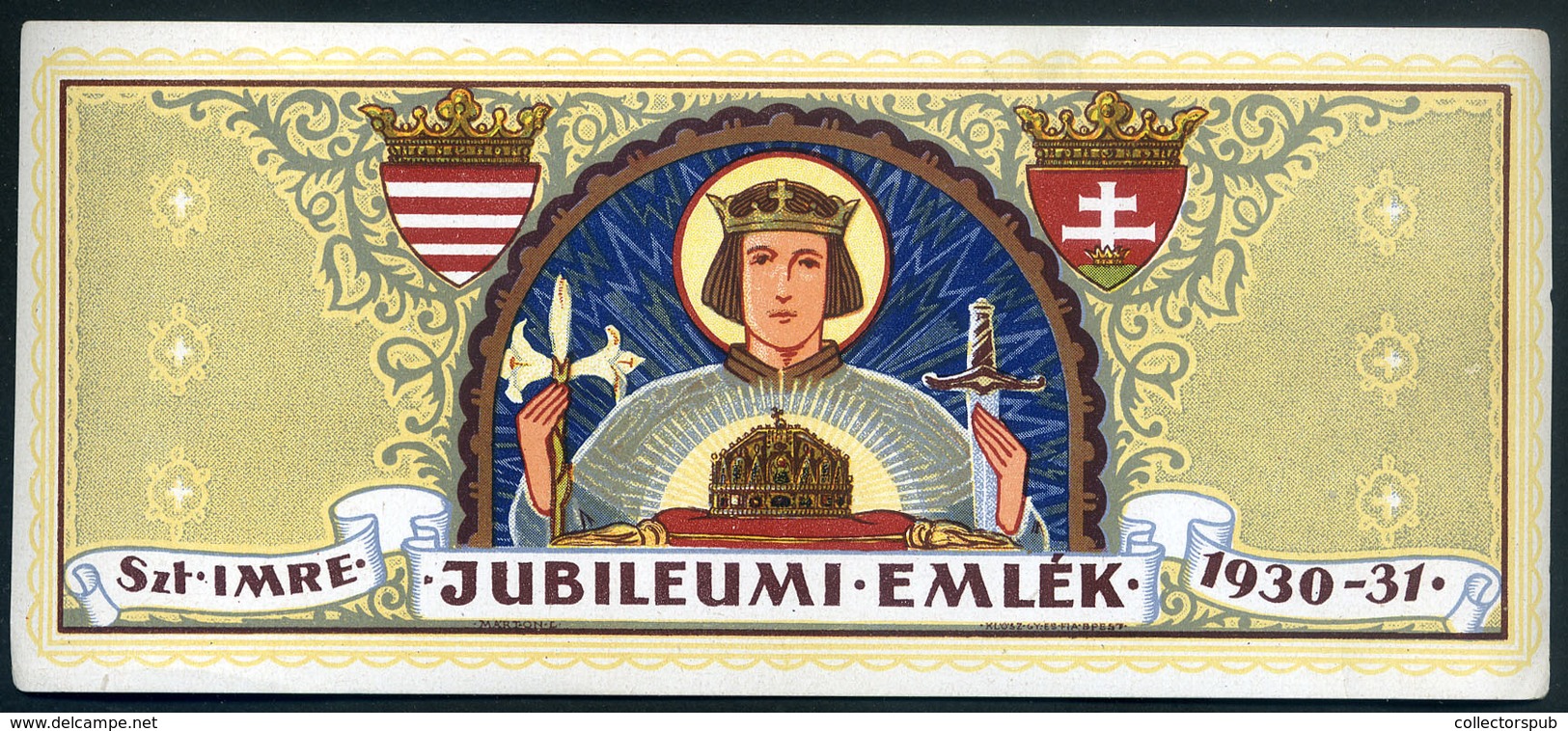 SZÁMOLÓ CÉDULA  Régi Reklám Grafika , Szent Imre  /  Vintage Adv. Graphics BAR TAB - Non Classificati