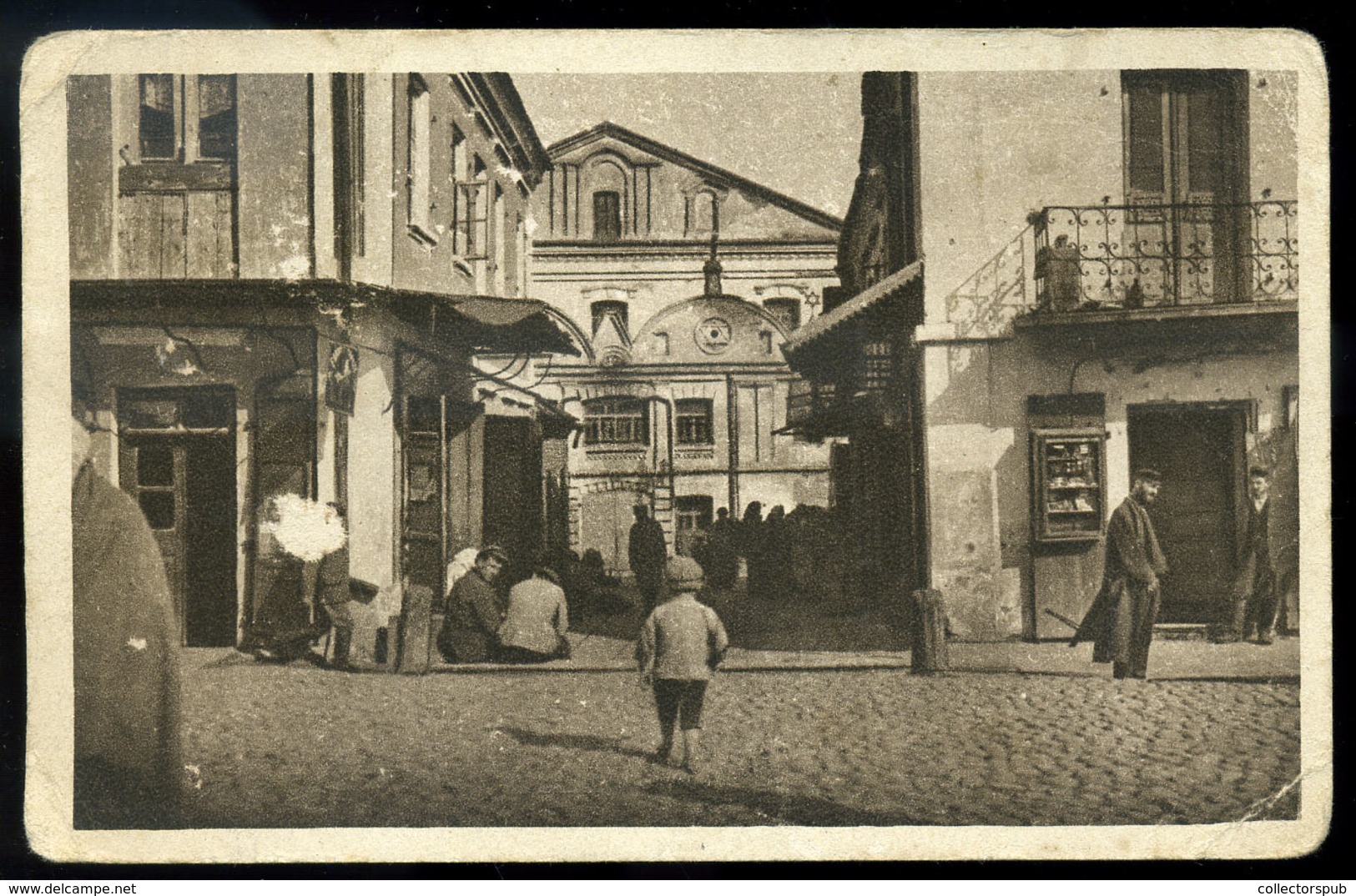UKRAJNA Wladimir-Wolynsk , Zsinagóga, Régi Képeslap  /  UKRAINE Synagogue Vintage Pic. P.card - Religione & Esoterismo