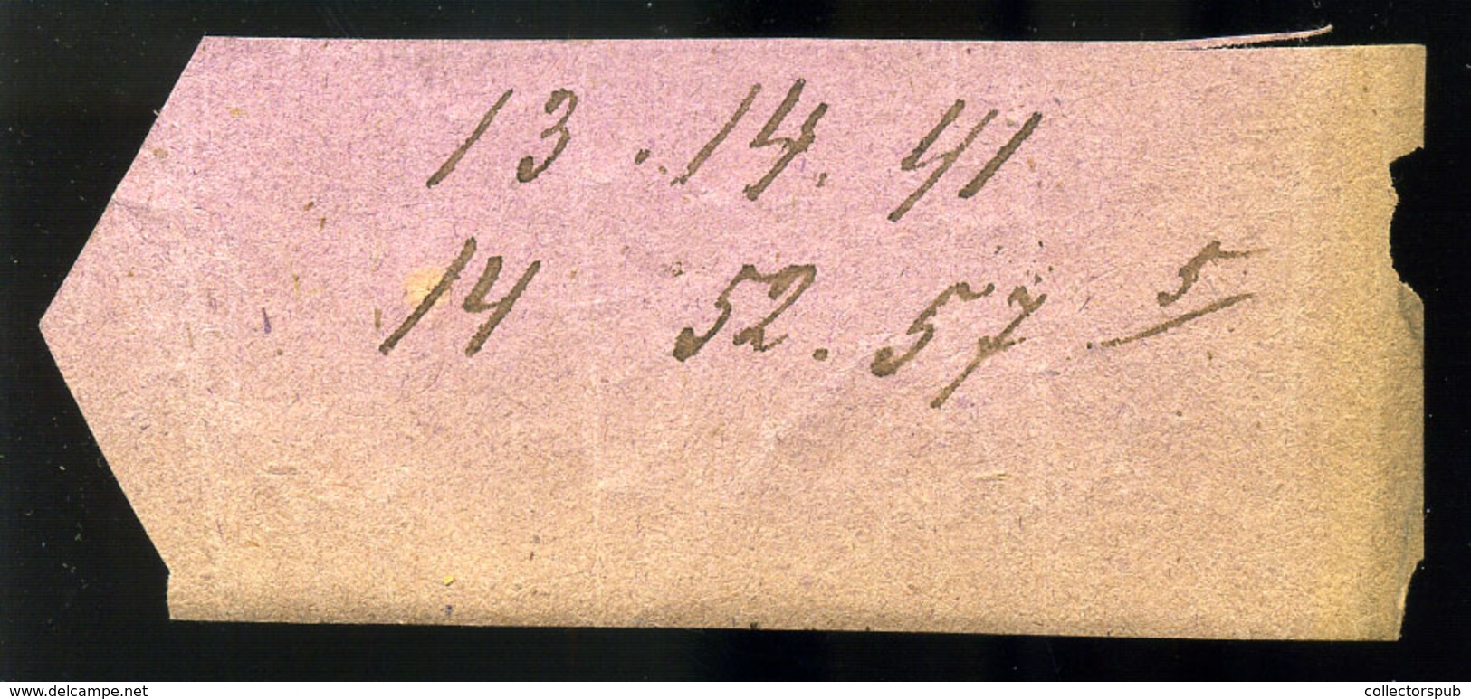 1877. Lotto-gyüjtöde' Betéti Jegye ! - Unclassified