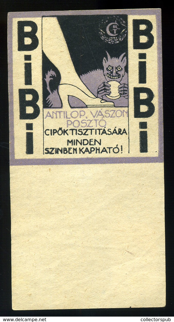 SZÁMOLÓ CÉDULA  Régi Reklám Grafika , BIBI  /  Vintage Adv. Graphics BAR TAB, BIBI - Non Classificati