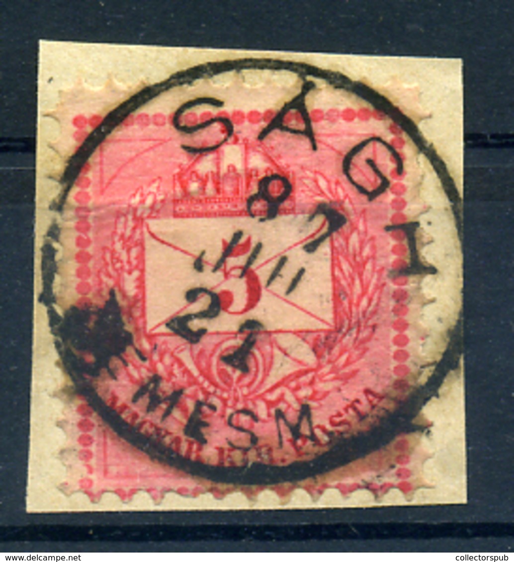 SÁGH  5Kr Szép Bélyegzés - Used Stamps