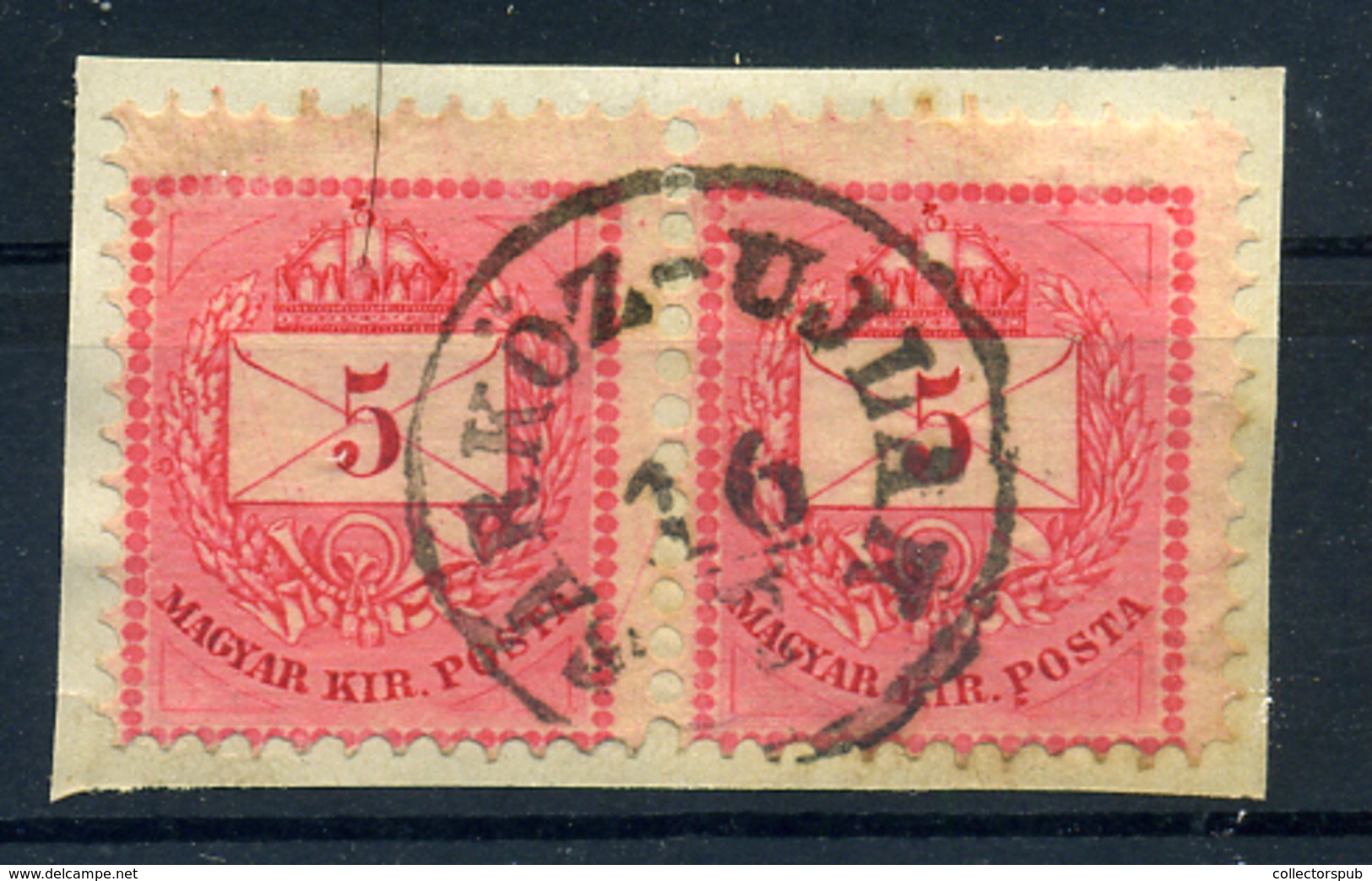 SÁRKÖZUJLAK  5Kr Pár  Szép Bélyegzés - Used Stamps