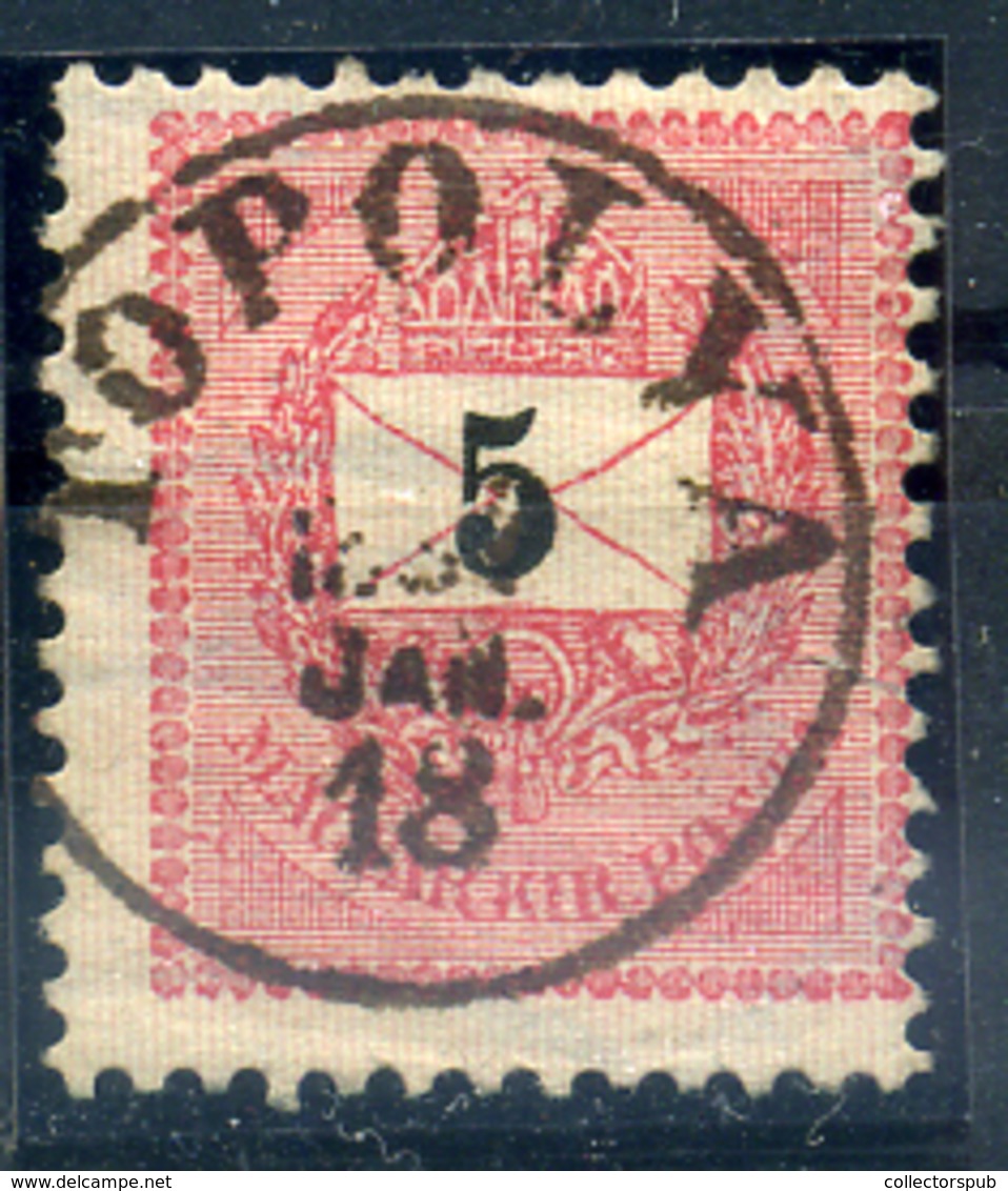TOPOLYA  5Kr Szép Bélyegzés - Used Stamps