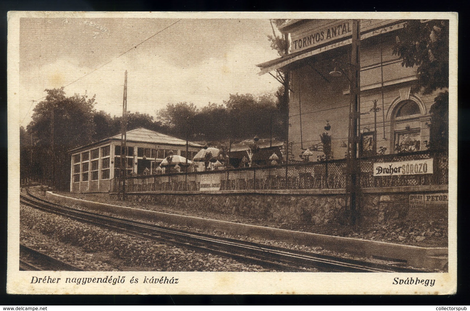 BUDAPEST  Dréher Nagyvendéglő, Kávéház, Söröző Régi Képeslap  /  Dreher Grand Restaurant Cafe Beer Hall Vintage Pic. P.c - Ungarn