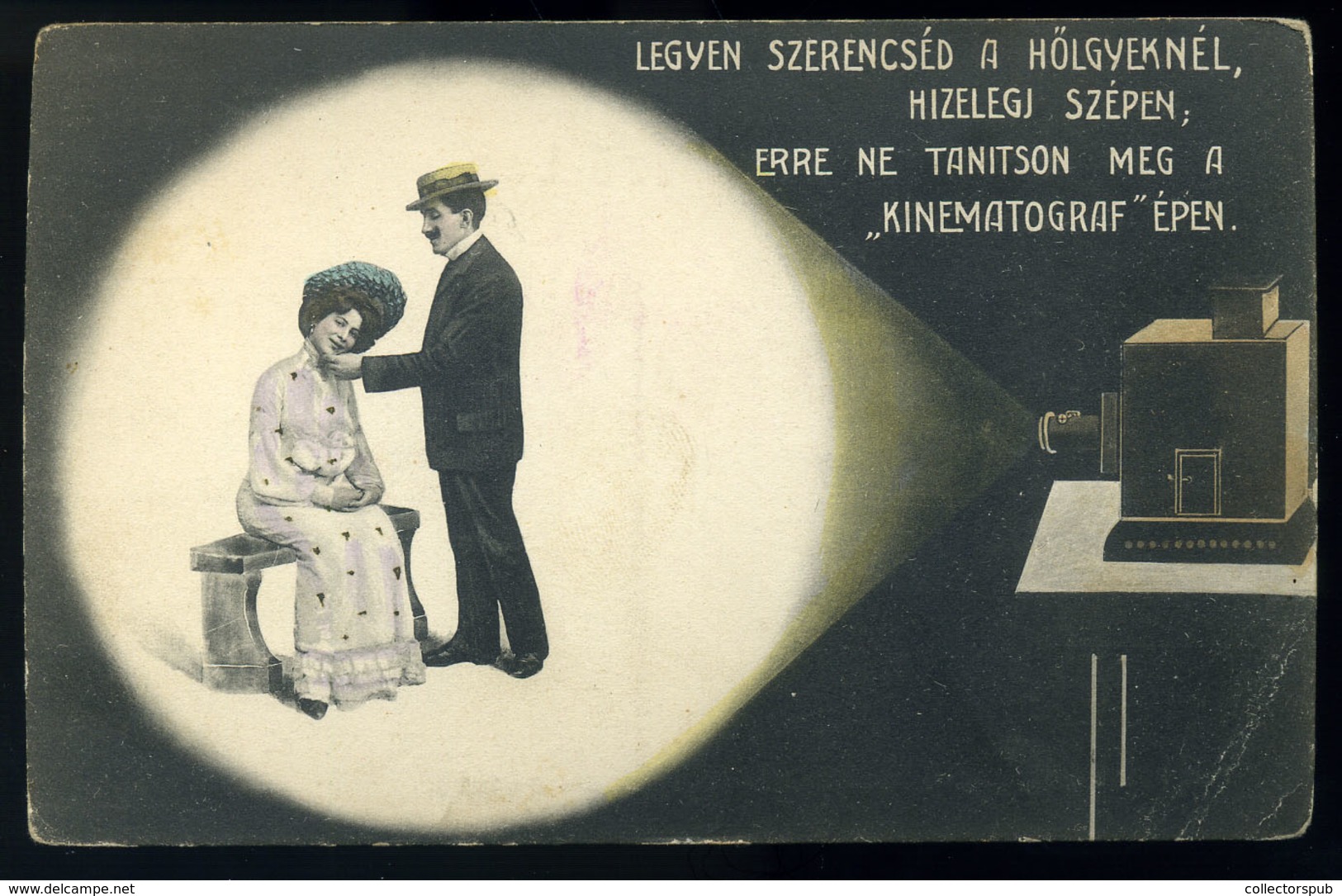 KINEMATOGRAF  Reklám Képeslap  /  Adv. Vintage Pic. P.card - Ungarn