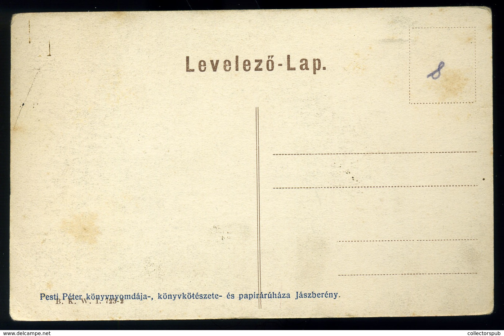 KINEMATOGRAF  Reklám Képeslap  /  Adv. Vintage Pic. P.card - Hungary